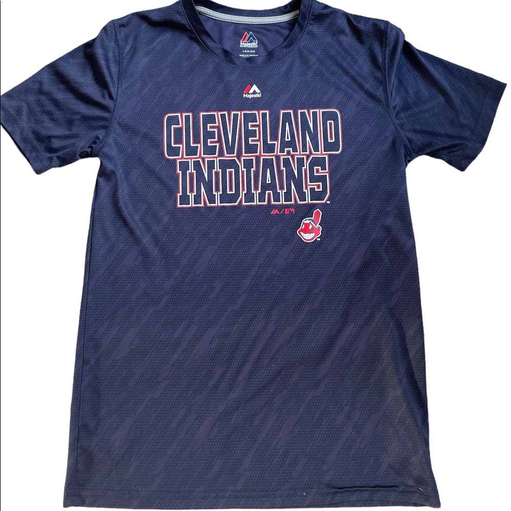 Cleveland Indians majestic tee-shirt size youth Large